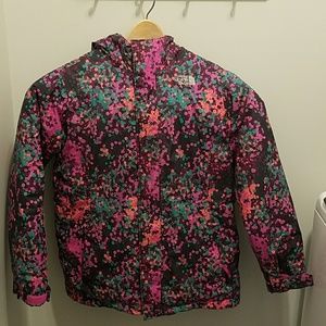 Girls The North Face Ski Coat and matching snow pa